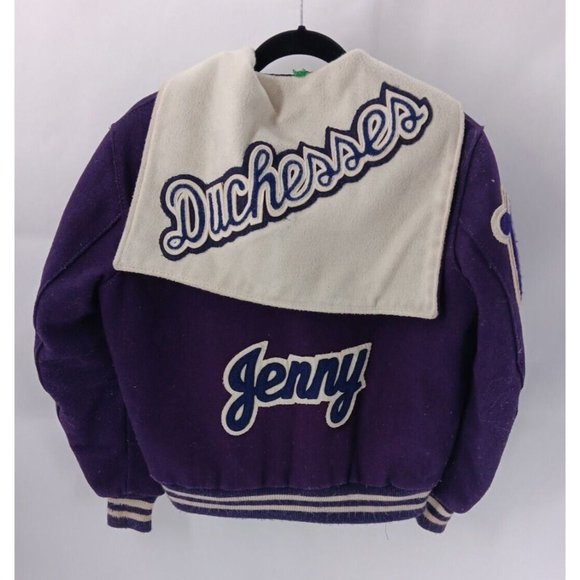 Delong Cheerleading Jacket Size 36  Cheer Vintage 1985 "Jenny" Duchesses - Picture 5 of 7